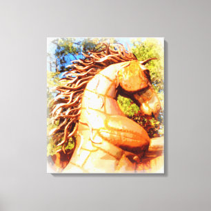 Lienzo mustang stallion