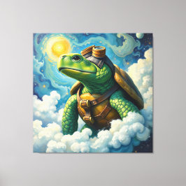 LIENZO MUY LEJOS EN LAS NUBES Y MÁS ALLÁ DE LAS 10