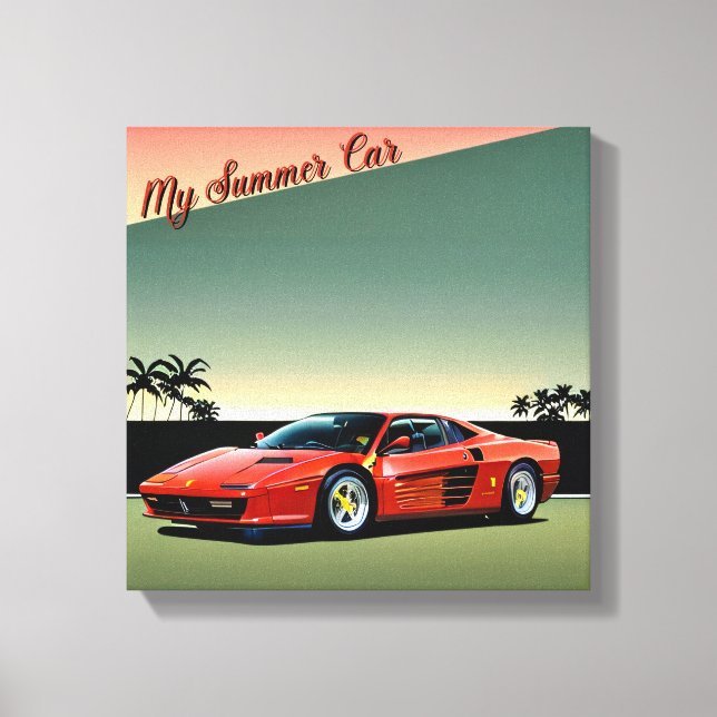 Lienzo My Summer Car (Anverso)
