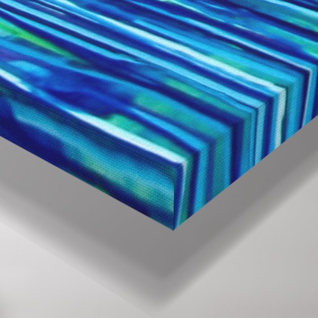 Lienzo "Mykonos" por el artista Peter Demopoulos (Esquina (abajo))