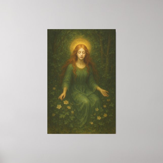 Lienzo Mystic Fine Art Collection – Sacred Light Portrait (Anverso)