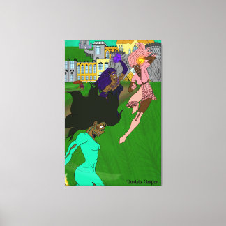 Lienzo Mystic Melanin Warriors