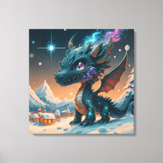 Lienzo Mystical Chibi Dragon Winscape
