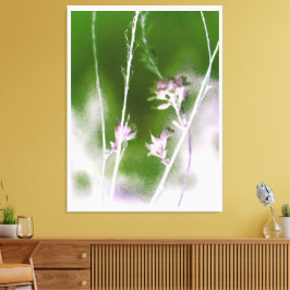 Lienzo Mystical Forest Bloom – Boho Flowers & Trees