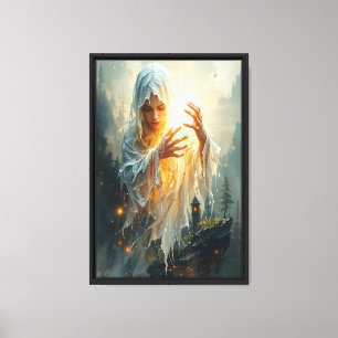 Lienzo Mystical Forest Spirit Fantasy Canvas Wall Art