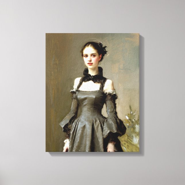 Lienzo Mystique en Grace #295: Silencio Esmeralda (Anverso)