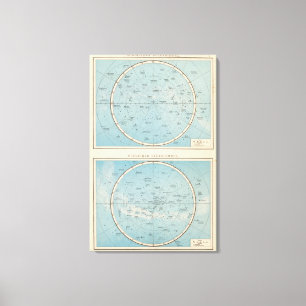 Lienzo N, mapa celestial del atlas de S Sternhimmel