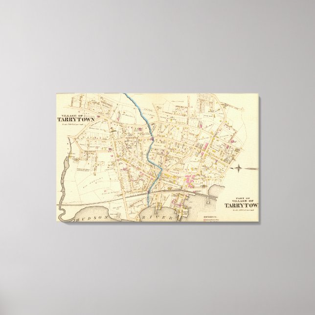 Lienzo N Tarrytown, Tarrytown, Nueva York (Anverso)