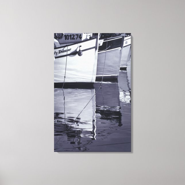 Lienzo NA, Canadá, Nueva Escocia, Digby. Barcos de pesca; (Anverso)