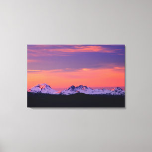 Lienzo NA, EE.UU., Oregón, Las Tres Hermanas