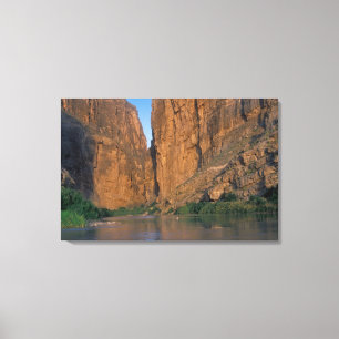 Lienzo NA, EE.UU., Texas, Parque Nacional Big Bend.Río d