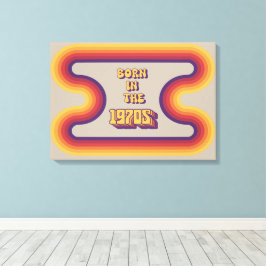 Lienzo Nacido en los años 70, Millennials, Gen X, Año de