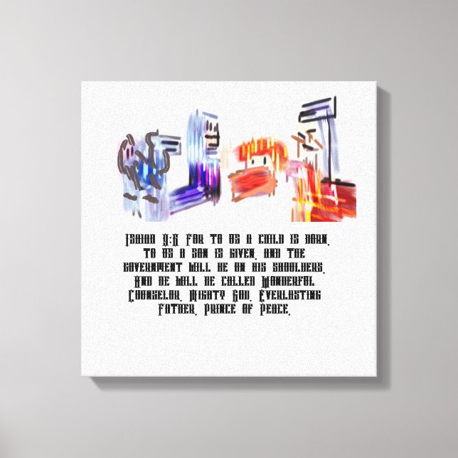 Lienzo nacido jesus (Anverso)