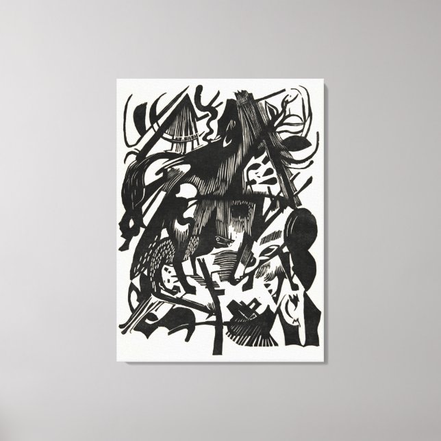 Lienzo Nacimiento de los lobos (Anverso)