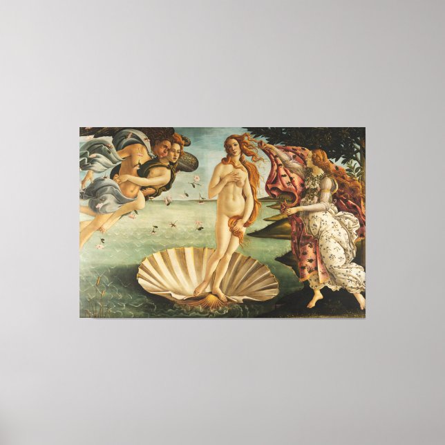 Lienzo Nacimiento De Venus (Anverso)