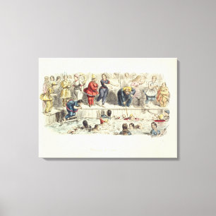 Lienzo Nadando para las señoras, 1844 (litho)