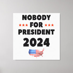 Lienzo Nadie para Presidente 2024