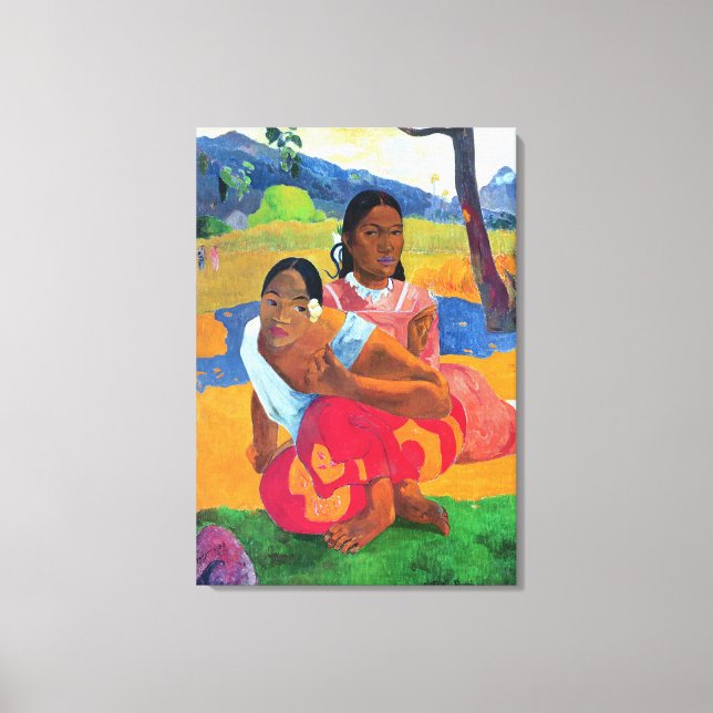 Lienzo Nafea Faaipoipo, 1892 (Anverso)