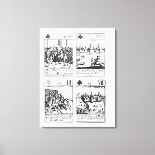 Lienzo Naipes que conmemoran