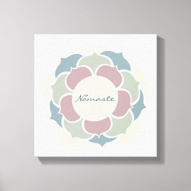 Lienzo Namaste (Anverso)