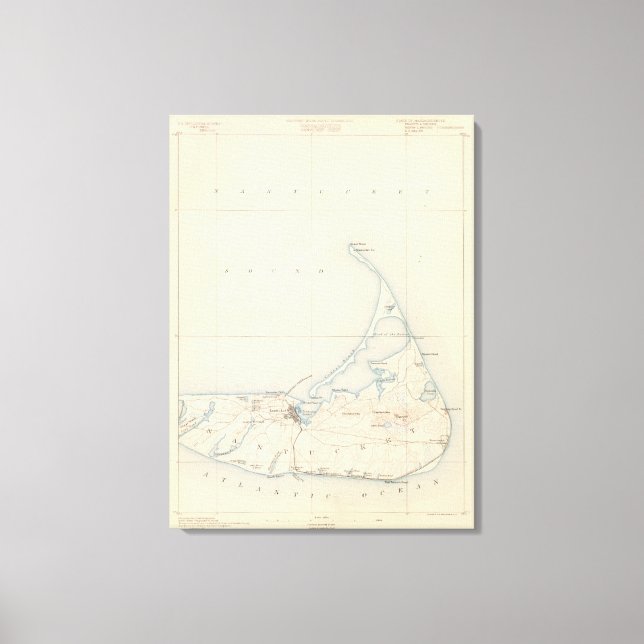 Lienzo Nantucket, Massachusetts (Anverso)