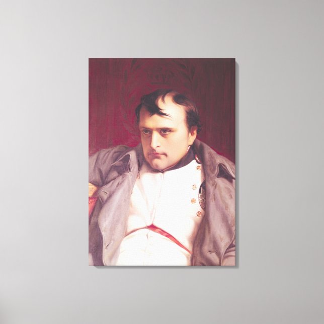 Lienzo Napoleón después de su abdicación (Anverso)