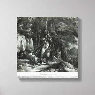 Lienzo Napoleon en deber de centinela