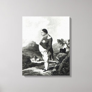 Lienzo Napoleon en la isla de St. Helena, 1820