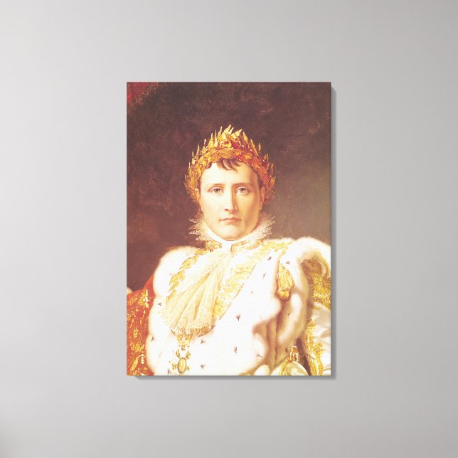 Lienzo Napoleón I en Coronation Robes, c.1804 (Anverso)