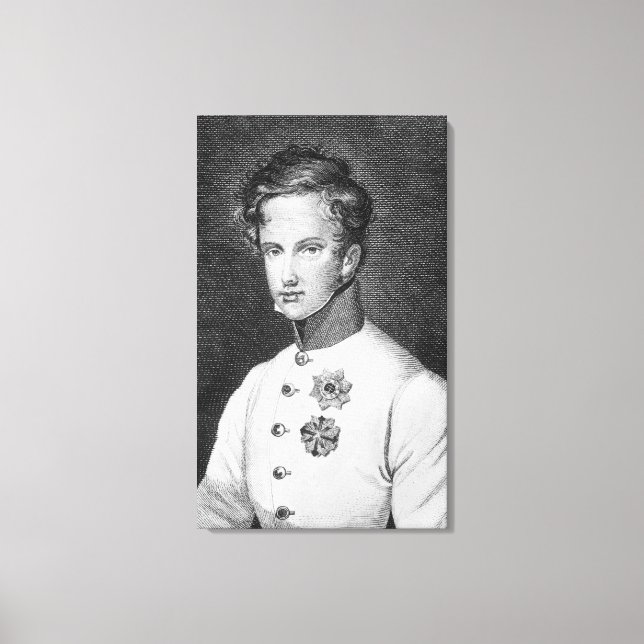Lienzo Napoleón II, Francois Charles Joseph (Anverso)