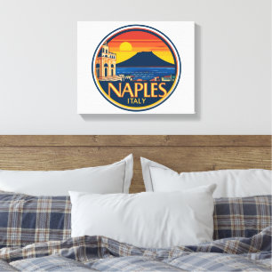 Lienzo Nápoles Skyline 1 Magnet