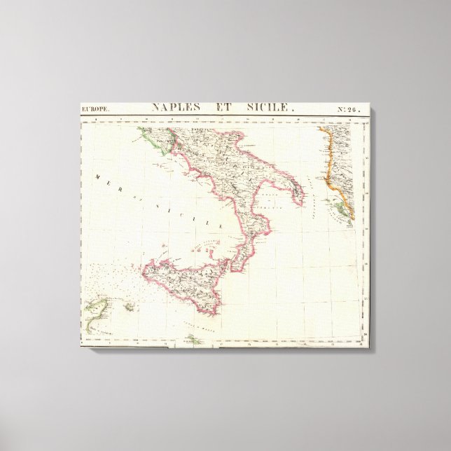 Lienzo Nápoles y Sicilia 26 (Anverso)