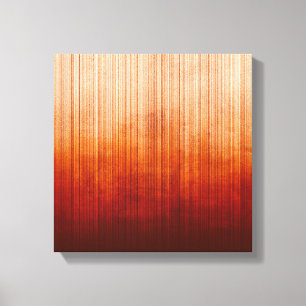 Lienzo Naranja blanco rojo borgoña a rayas Resumen