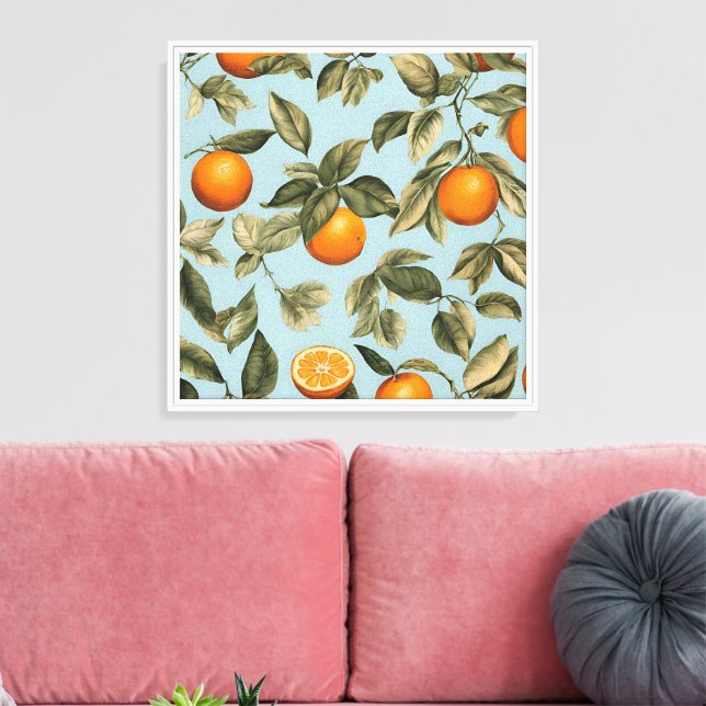 Lienzo Naranja de cosecha (Insitu (Sala de estar))