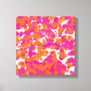 Lienzo Naranja de Fuchsia en negrita Girona Hot Paint
