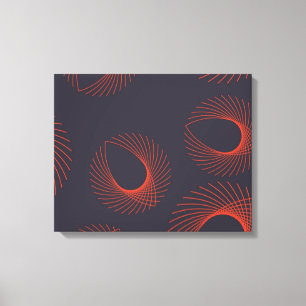 Lienzo Naranja, fresco, moderno, geométrico de abstracció