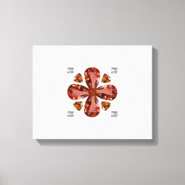 Lienzo Naranja Gemstone Diamond Art, Naranja