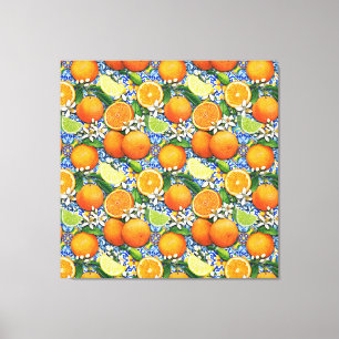 Lienzo Naranja y Lemons