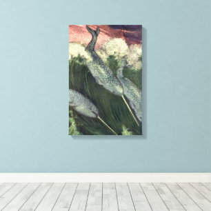 Lienzo Narballenas de época, ballenas de la vida marina,