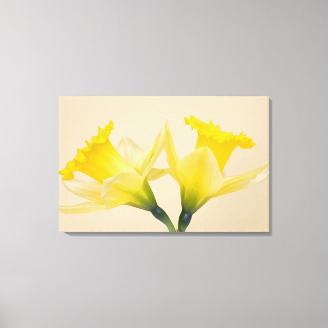 Lienzo Narcisos amarillos (Anverso)