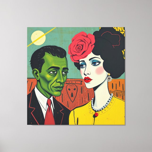 Lienzo Narrativas no habladas (Anverso)