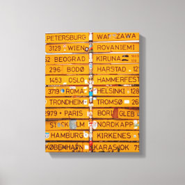 Lienzo Narvik Signpost