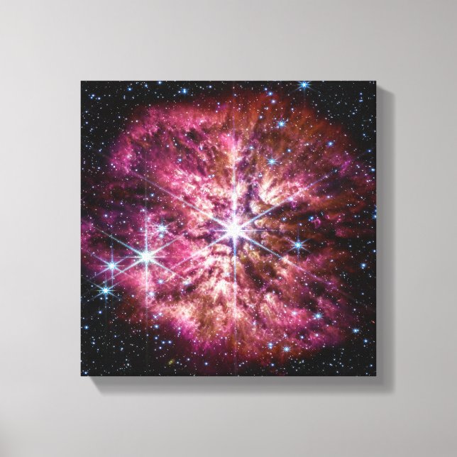 Lienzo NASA JWST Estrella Wolf-Rayet WR 124 (Anverso)