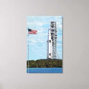 Lienzo NASA SLS Sistema de Lanzamiento Espacial Cohete Pl