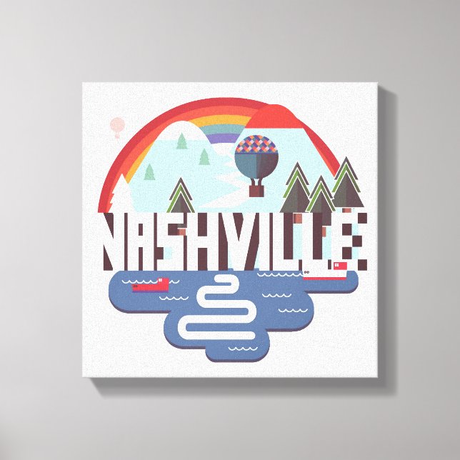 Lienzo Nashville En Diseño (Anverso)