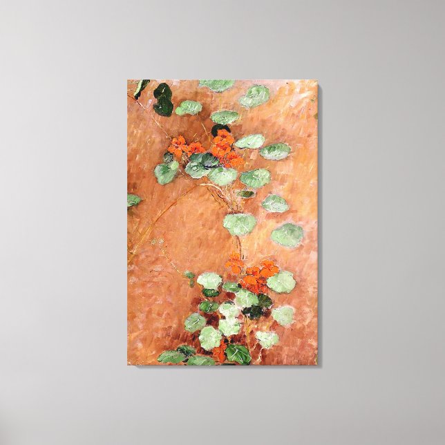 Lienzo Nasturces de Caillebotte (Anverso)