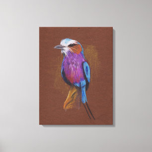 Lienzo Nat animal de ilustracion de ave con pechuga pechu