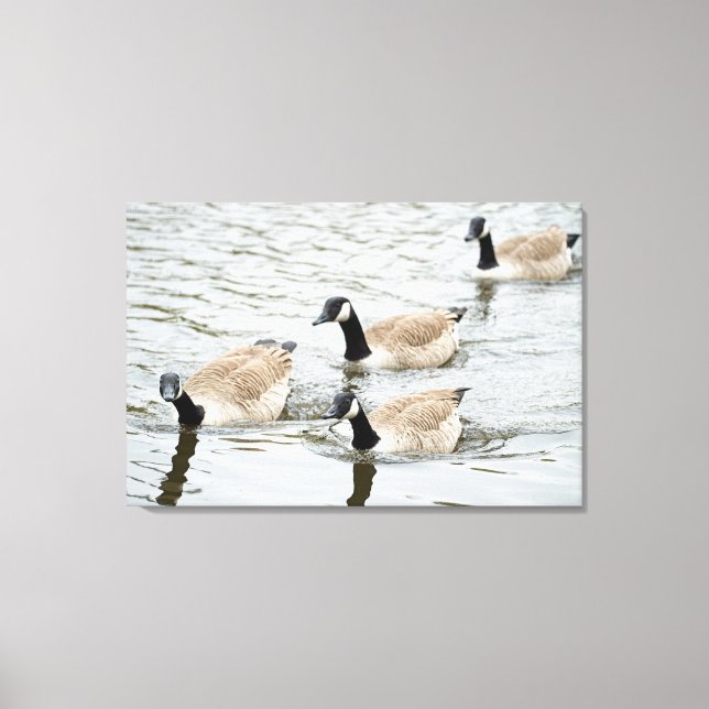 Lienzo Natación georgiana (Anverso)