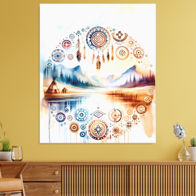 Lienzo Native American Heritage Month (Insitu (Sala de estar))
