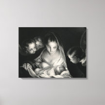 Natividad Jesús Virgen María Angela Blanco Negro
